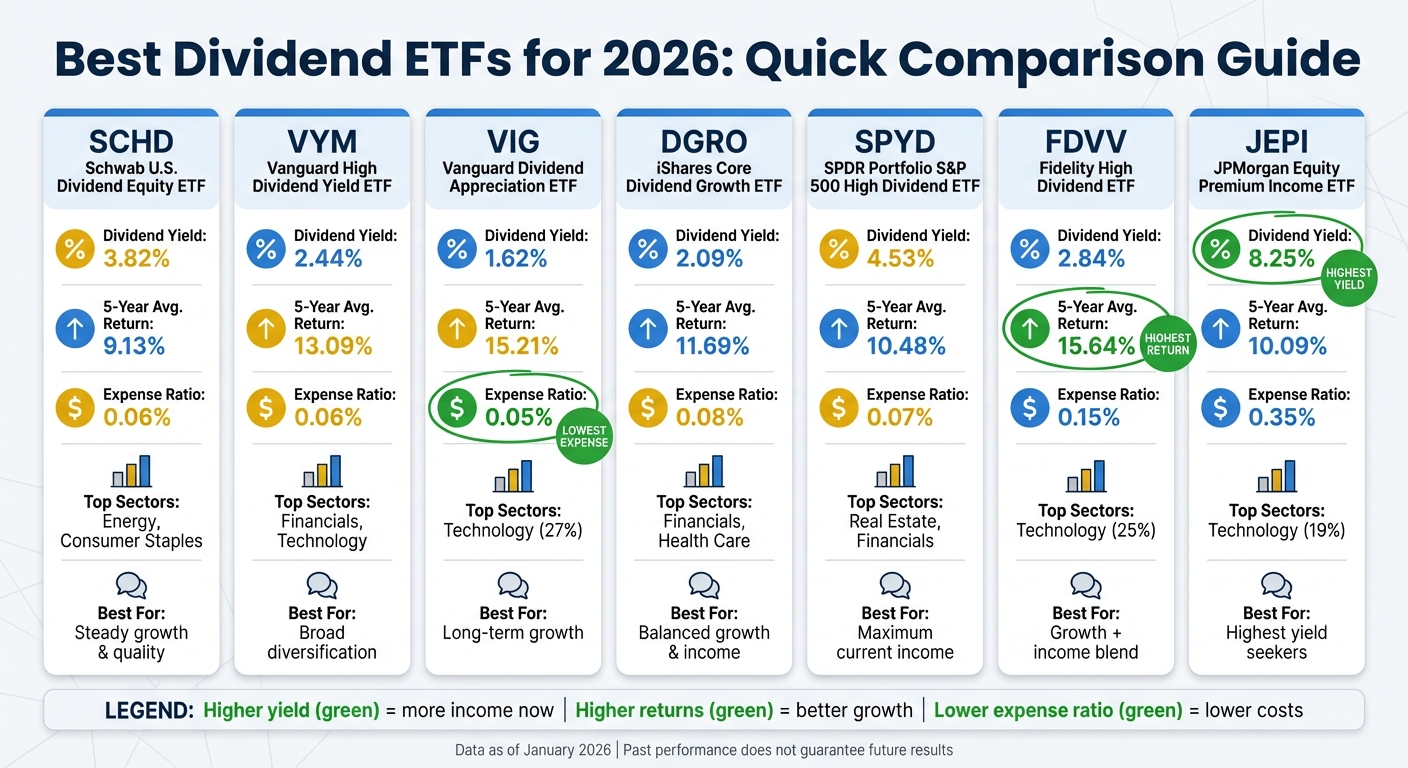 Best Dividend ETFs for 2026: Complete Analysis and Rankings